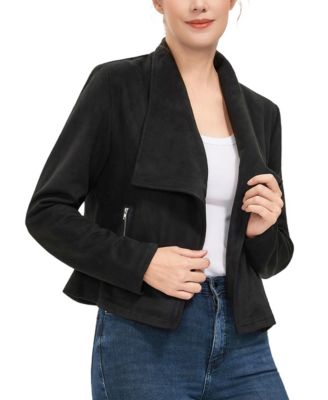 Women's kimi + kai Faux Suede Open Front Jacket