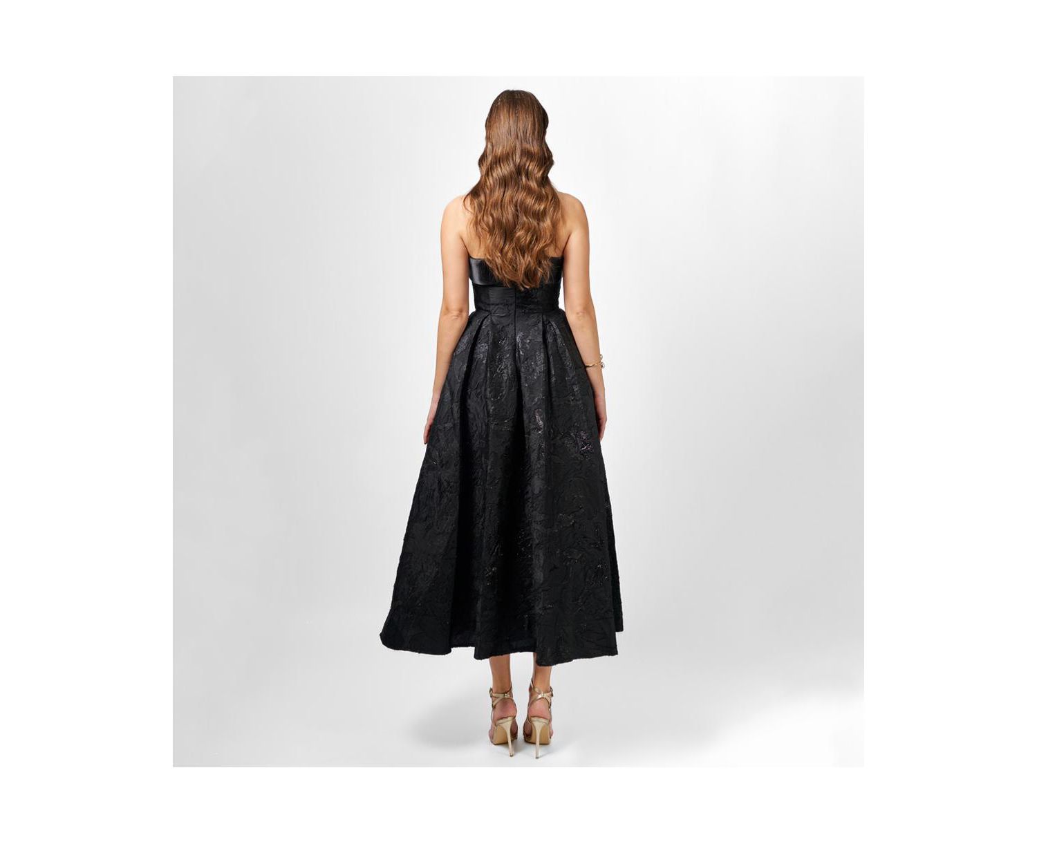 Women's Alanna Jacquard A Line Midi