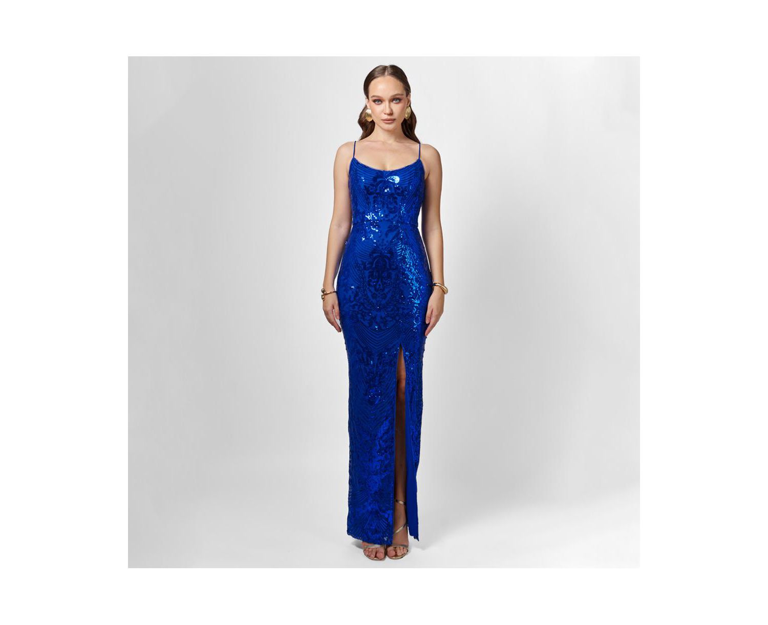 Women's Sera Strappy Back Sequin Gown