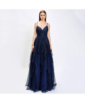 Women's Brylee Glitter Ball Gown