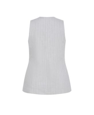 Plus Size Jaz Print Vest