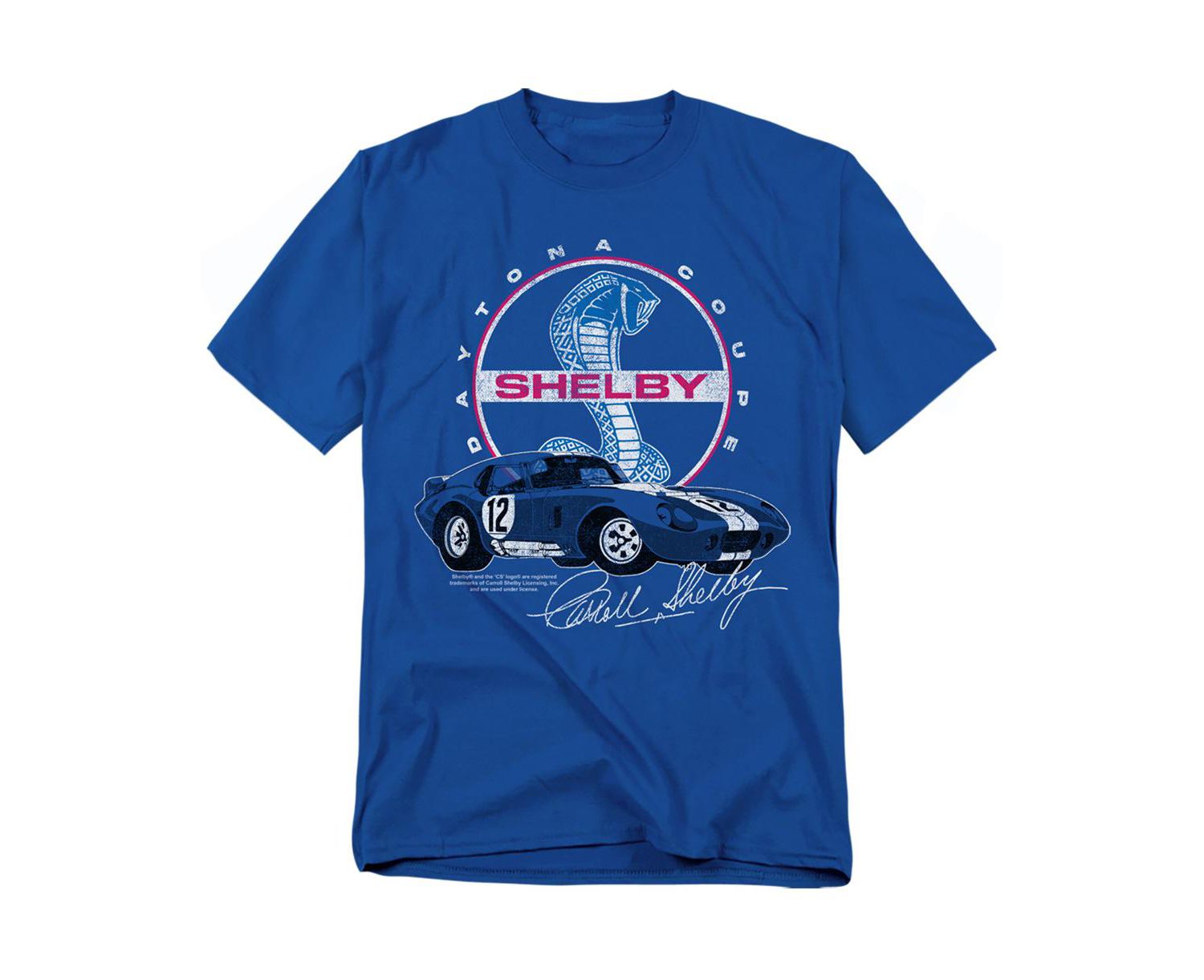Big & Tall Carroll Shelby Daytona Coupe Circle Logo T-Shirt