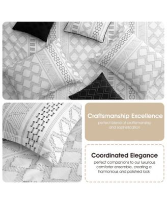 Ariana Geometric 7-Pc. Comforter Set, Queen