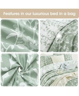 Millie Leaves 3-Pc. Comforter Set, Queen