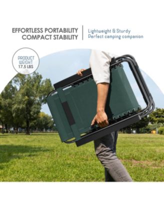 Outdoor Patio Zero Gravity Chairs Set of 4 - Reclining Lounge Chairs with Pillows & Cup Holders