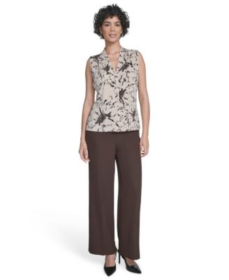 Women's Petite Printed Sleeveless Cami Top