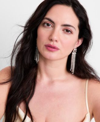 Crystal Fringe Statement Earrings, Macy's Exclusive