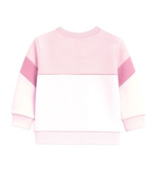 Baby Girls' Long Sleeve Minnie Sweatshirt and Jogger, 2-Piece Set