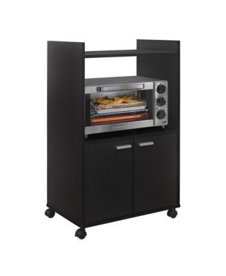 Ayla 2-Door Kitchen Microwave Cart