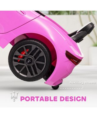 12V Kids Electric Car Licensed with Auxiliary Wheel, Remote,