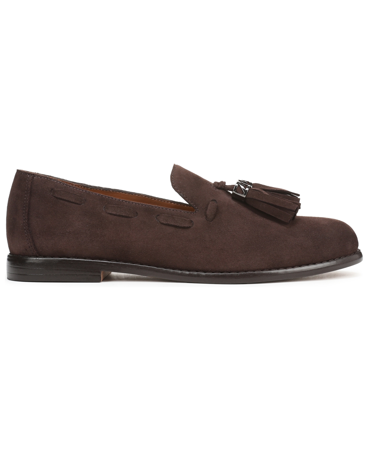 Franco Sarto Women's Hartlie Round Toe Low Profile Tassel Loafers In Brown