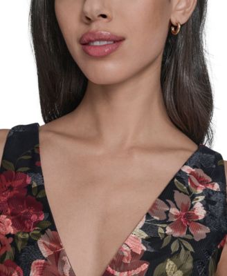 Women's V-Neck Sleeveless Midi Dress