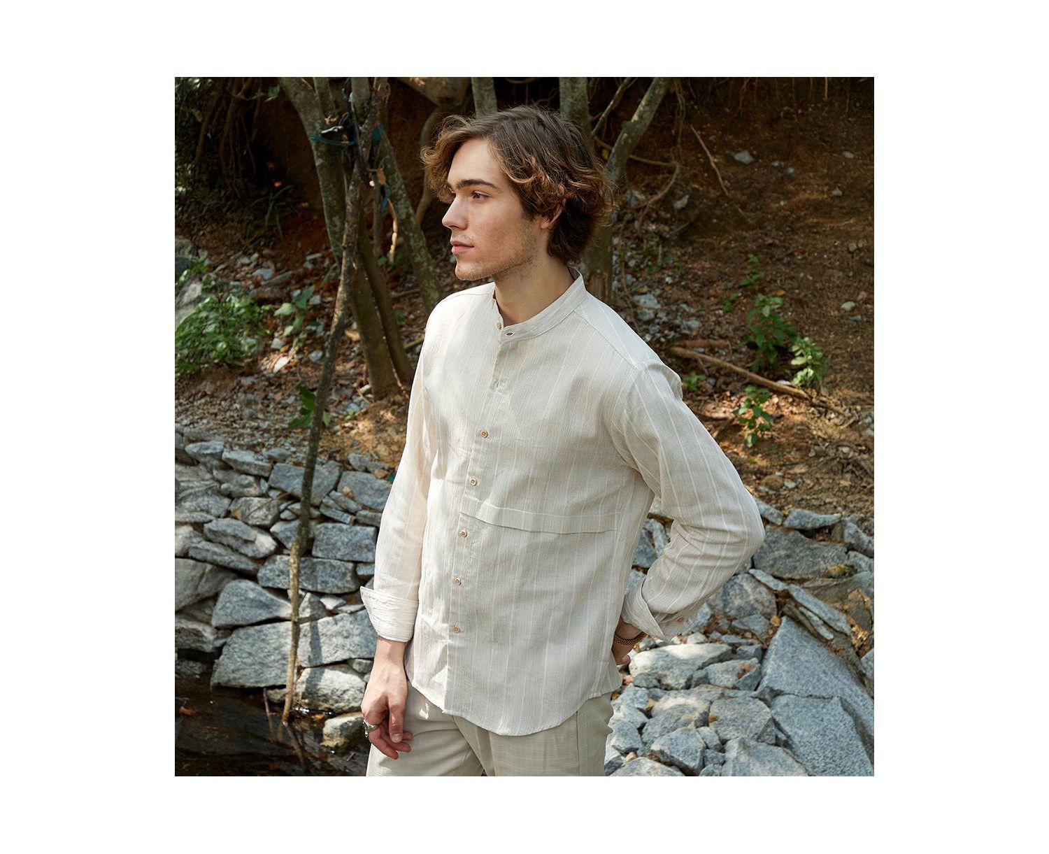 Men's Pencil-Striped Shirt
