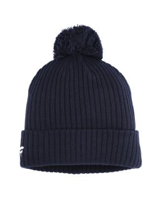 Men's Deep Sea Blue Seattle Kraken Cuffed Knit with Pom Hat