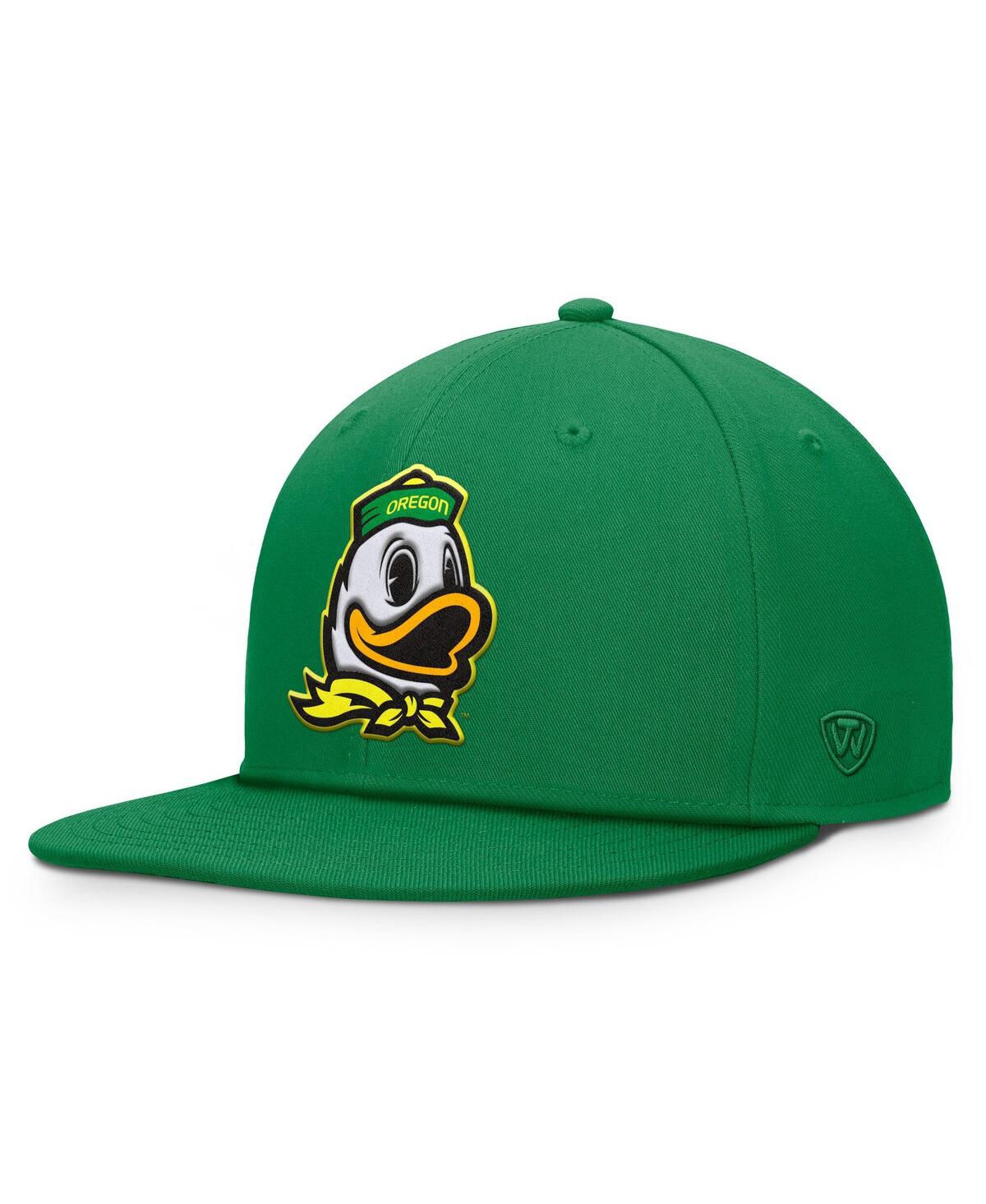 Top Of The World Kids' Big Boys And Girls Green Oregon Ducks Maverick Snapback Hat