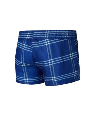 Women's Royal/Gray New York Giants Petition Raglan Long Sleeve Top and Shorts Set