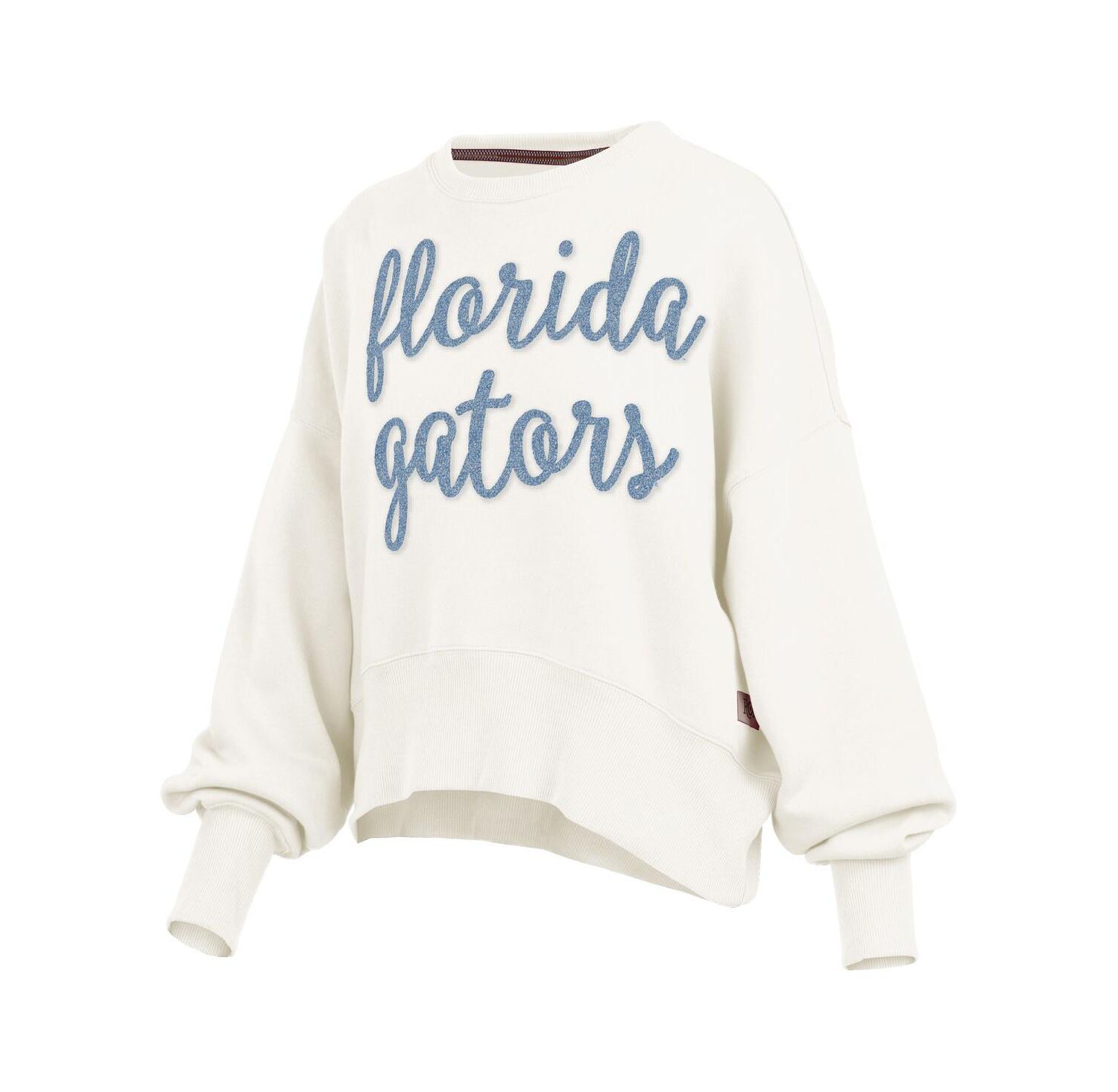 Women's Cream Florida Gators Chelsea Oversized Pullover Sweatshirt