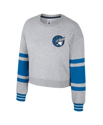 Men's and Women's Heather Gray Minnesota Lynx Cropped Pullover Sweatshirt