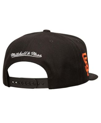 Men's Black San Francisco Giants Double Up Snapback Hat