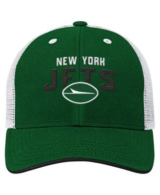Big Boys and Girls Green New York Jets Core Lockup Trucker Adjustable Hat