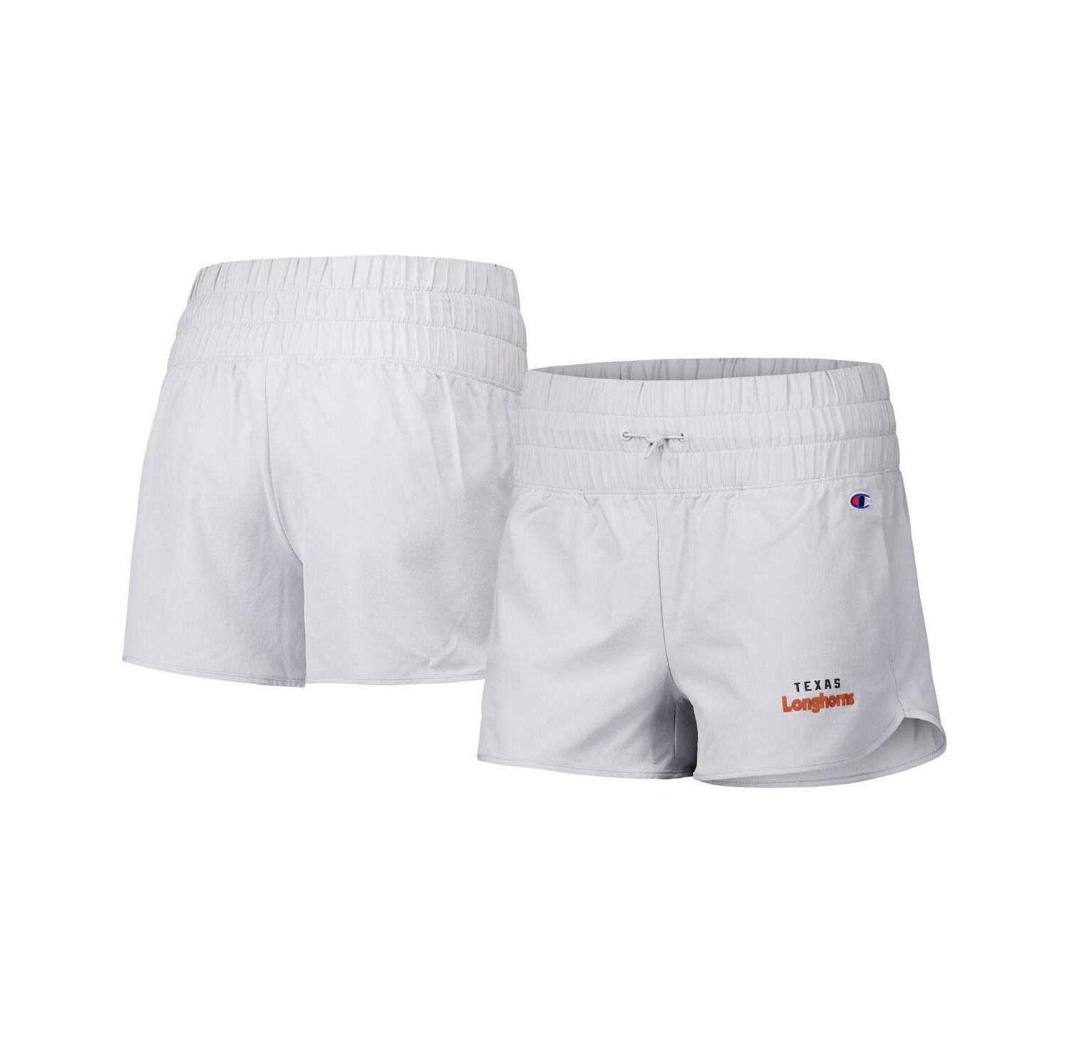 Women's Silver Texas Longhorns Tailgate Her Woven Shorts
