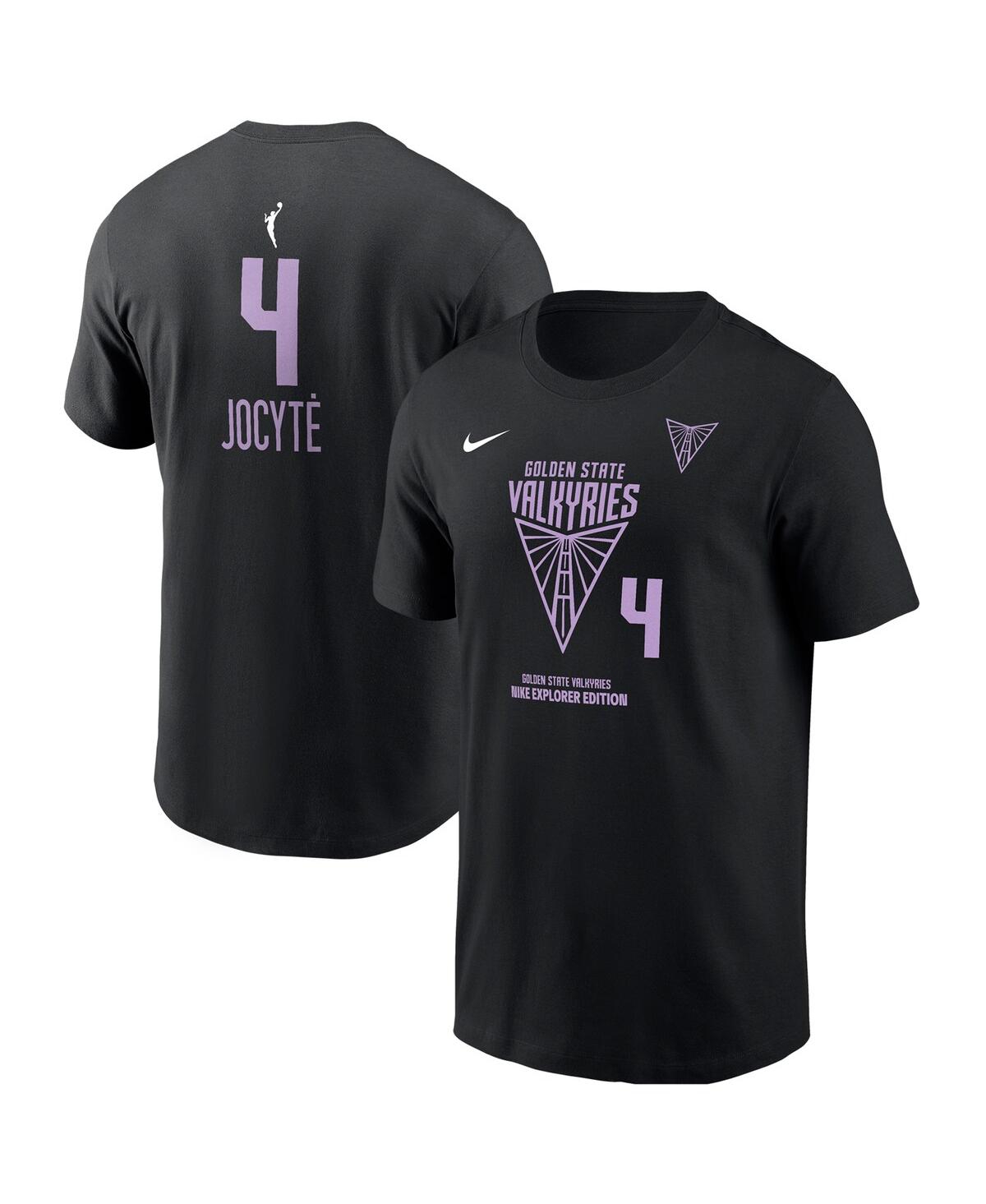 Nike Men's And Women's Juste Jocyte Black Golden State Valkyries Name Number T-shirt In Black