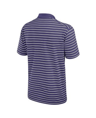 Men's Purple Kansas State Wildcats Victory Stripe Performance Polo Shirt