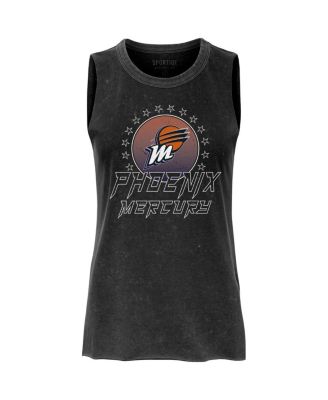 Women's Black Phoenix Mercury Rock Roll Collection Turner Mineral Wash Tank Top