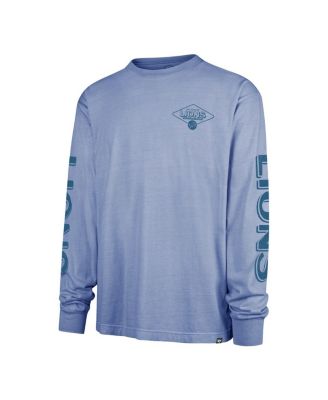 Men's Blue Detroit Lions Cairn Ravine Foundation Long Sleeve T-Shirt
