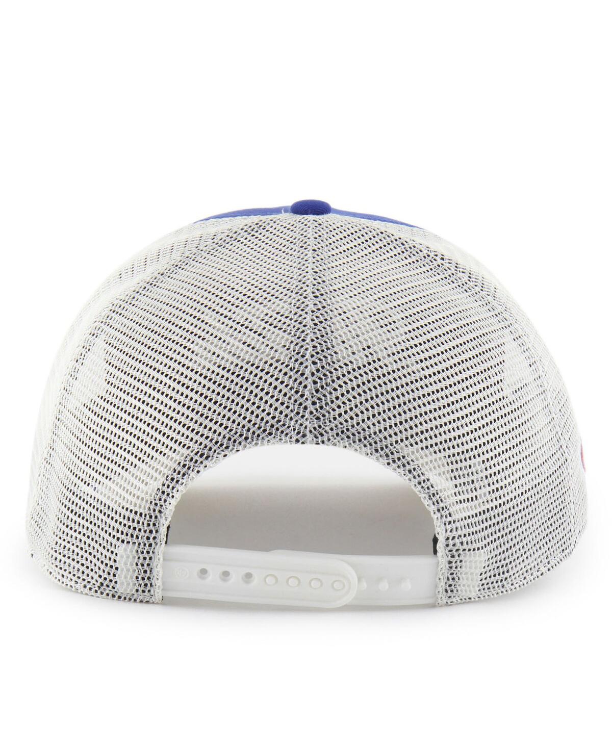 47 Brand Men's And Women's Royal Kentucky Wildcats Contemporary Basics Foundation Trucker Hitch Adjustable Ha In Blue