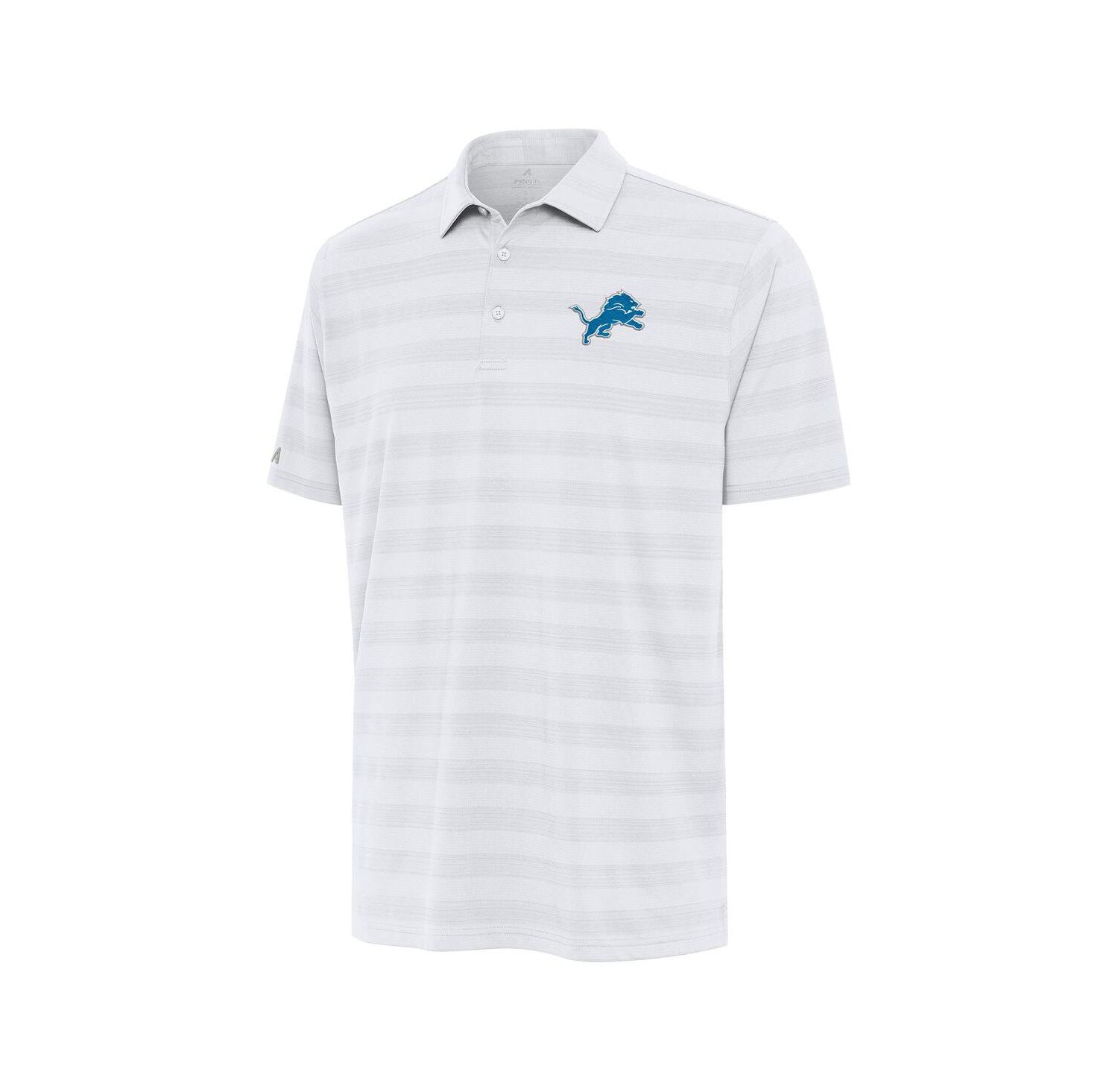 Men's White Detroit Lions Tunnel Polo Shirt