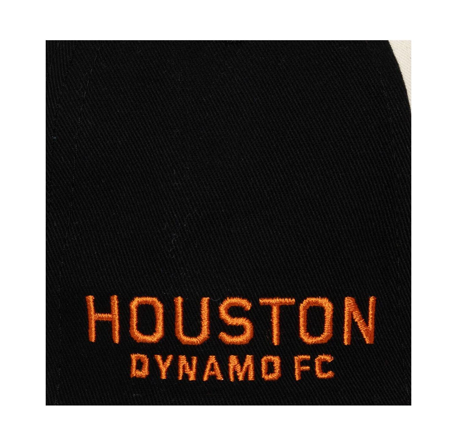 Men's Cream Houston Dynamo FC Brushed Off Pro Crown Snapback Hat