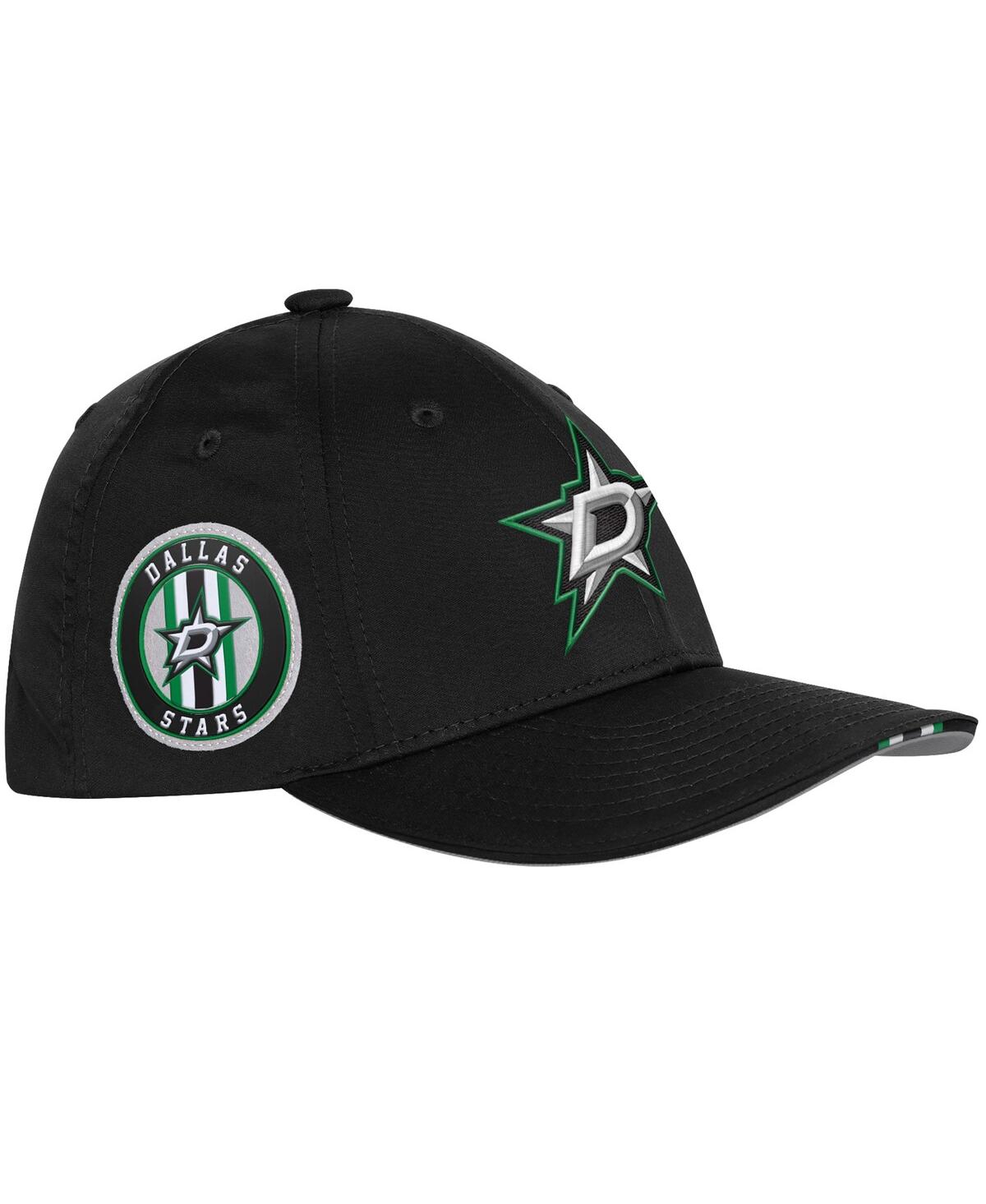 Fanatics Big Boys And Girls Black Dallas Stars 2025 Nhl Draft Authentic Pro On-stage Podium Adjustable Hat In Black