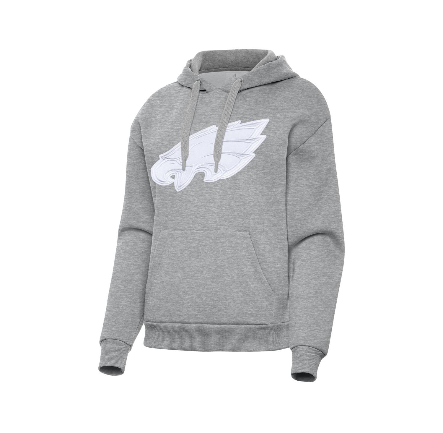 Women's Heather Gray Philadelphia Eagles Victory Pullover Hoodie