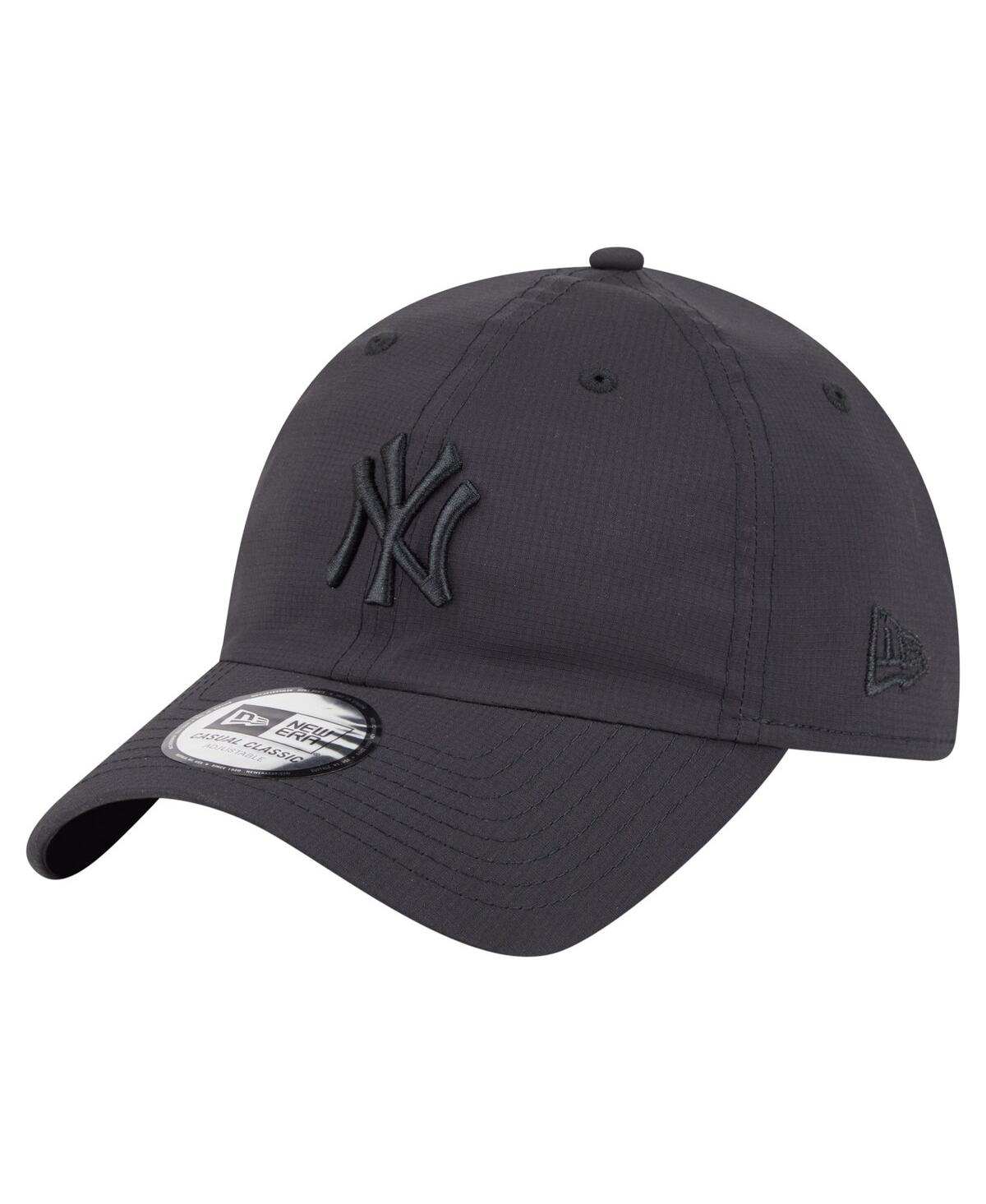 Men's Black New York Yankees Ripstop Casual Classic Adjustable Hat - Black