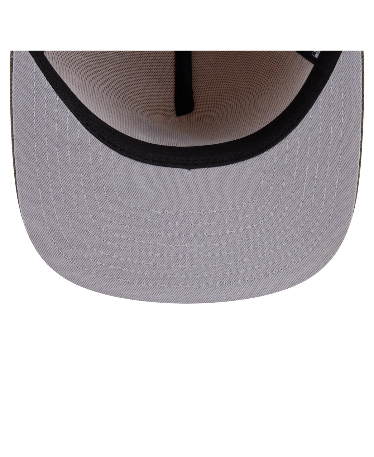New Era Men's Light Beige/olive Atlanta Braves Two-tone Color Pack A-frame 59fifty Fitted Hat In Multi