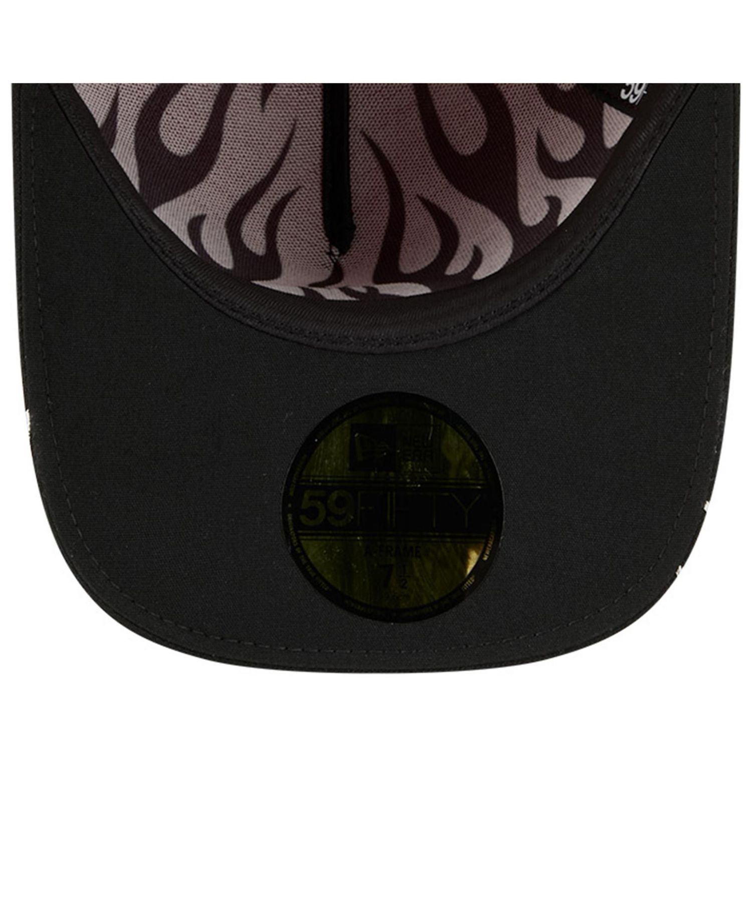 Men's Red/Black Cincinnati Reds 2025 MLB Speedway Classic A-Frame 59FIFTY Fitted Hat