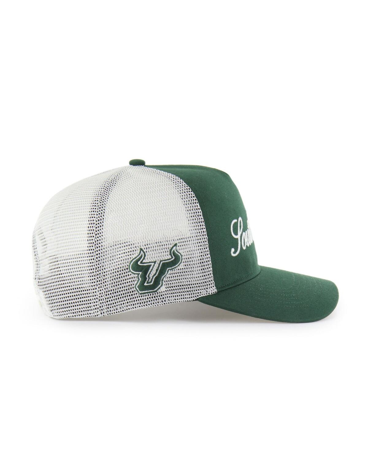 47 Brand Men's And Women's Green South Florida Bulls Contemporary Basics Foundation Trucker Hitch Adjustable  In Green