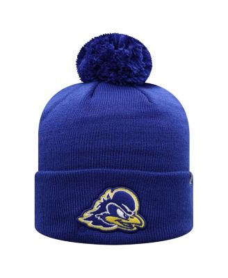 Top of the World - Men's Royal Delaware Fightin' Blue Hens Tow Cuffed Knit with Pom Hat