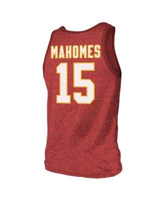 Threads Men's Patrick Mahomes Red Kansas City Chiefs Tri-Blend Player Name Number Tank Top
