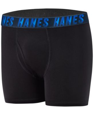 Big Boys 5-Piece Performance Solid Boxer Briefs