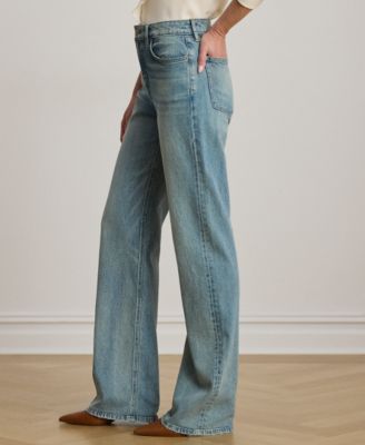 Petite High-Rise Wide-Leg Jeans