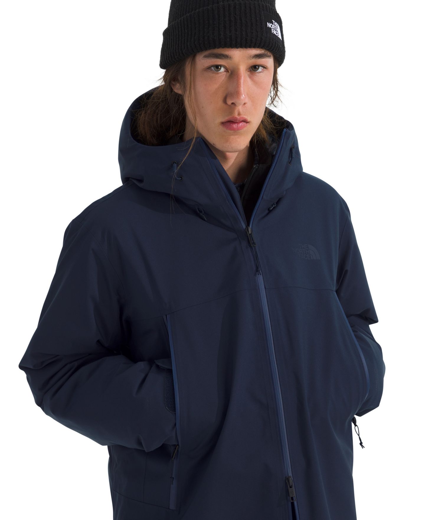 Мужская куртка The North Face Range Down Parka, цвет: Снежный тёмно-синий — фото 5