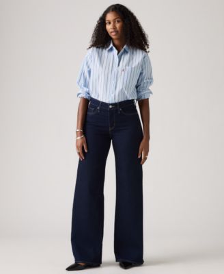 Levi's - Women's 318 Shaping Stellar-Stretch Wide-Leg Jeans