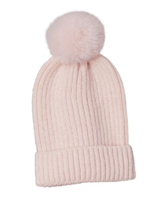 Big Girls' Foil Dot Puffer Jacket with Beanie