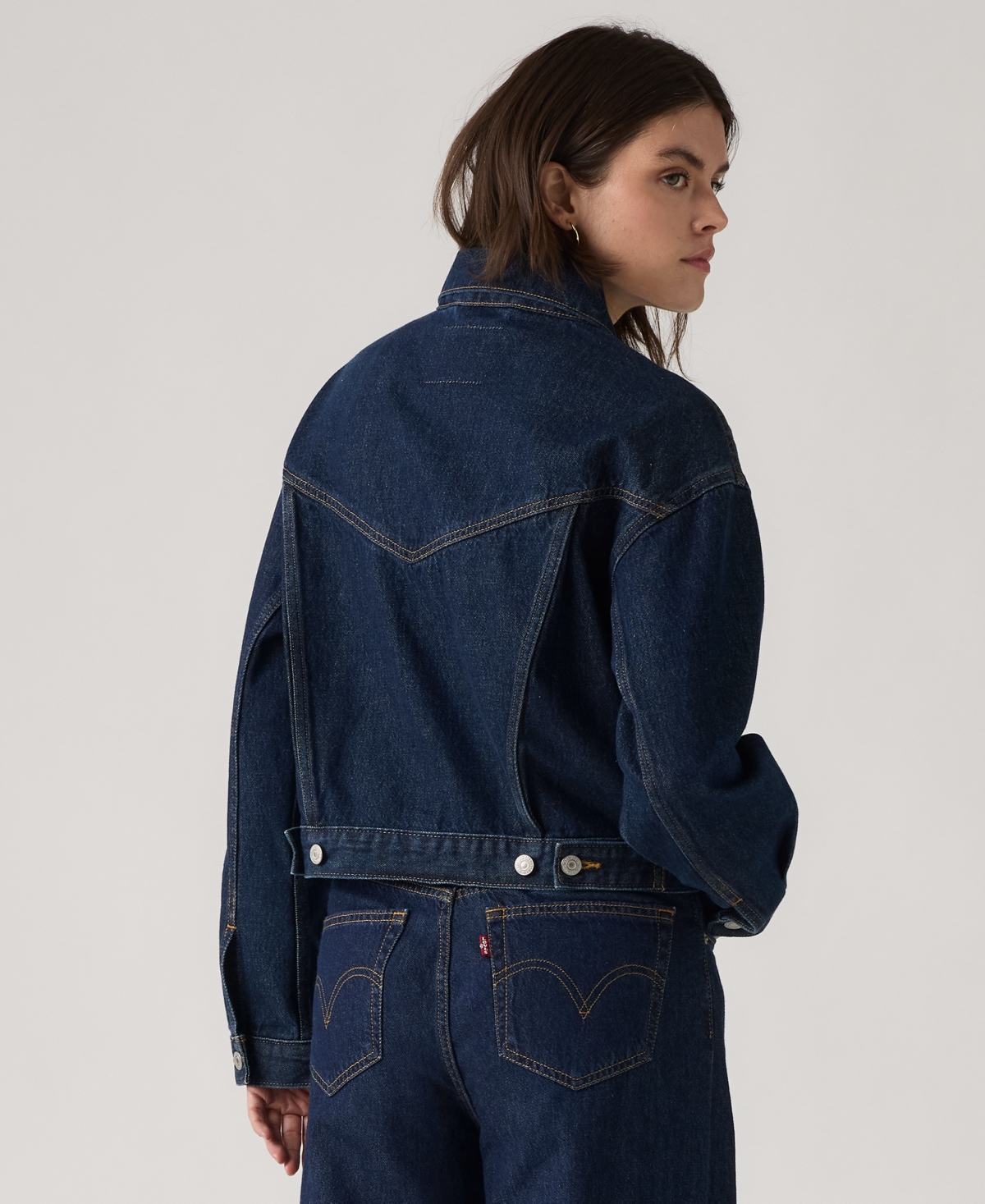 Levi's Women's Shrunken '90s Trucker Jacket In Blue