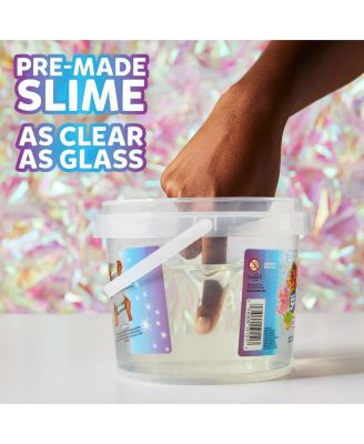 Gue Slime Bucket Variety Pack – 3 Themes: Glassy Clear, Deep Gue Sea & Space Adventure; 3 Buckets w/ Slimes & 12 Add-Ins, 1 Ct.