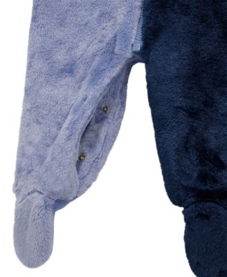 Baby Boys' Long-Sleeve Plush Velour Coverall