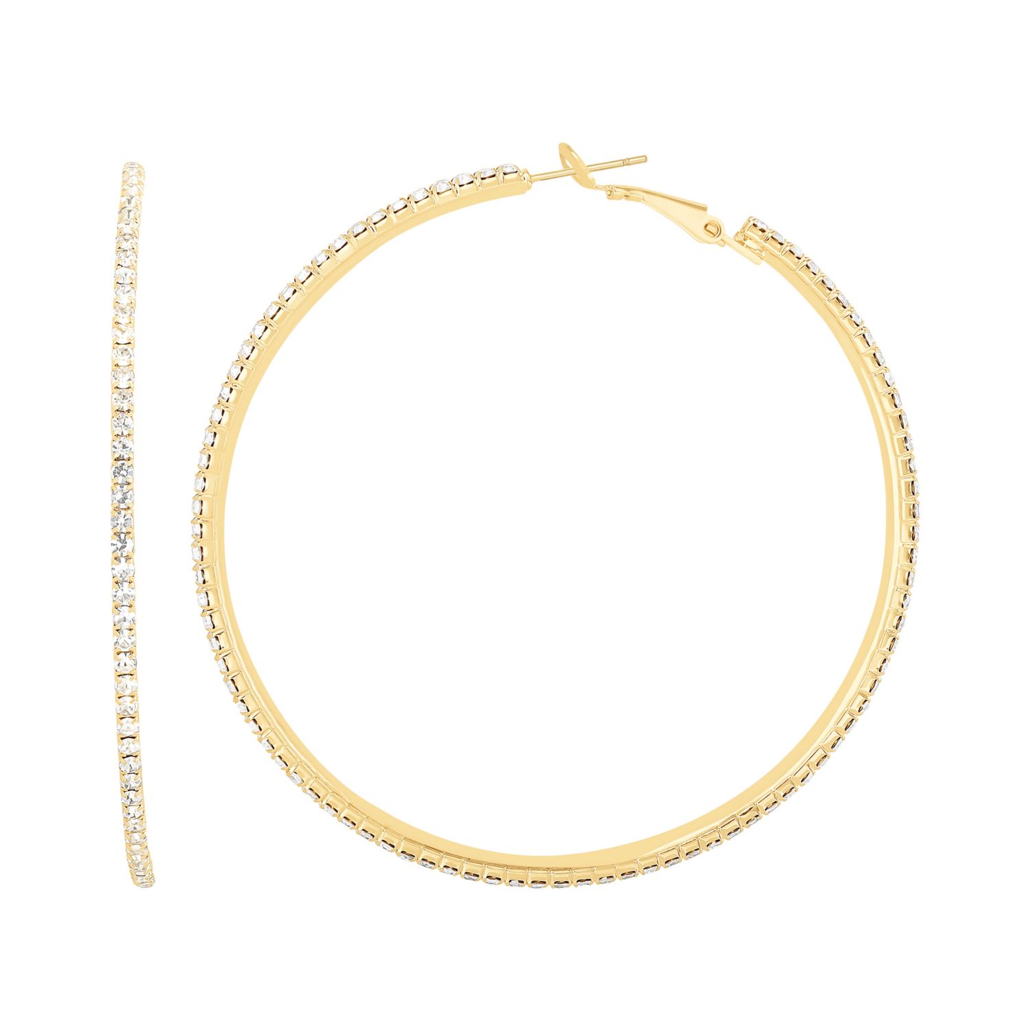 Textured Hoop Earrings