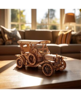 3D Wooden Puzzle Vintage Car 1:15 Scale Exquisite Wood Craft Kit Gift for Adults Desk Toys Gift for Boys/Girls, 7.5"3.6"4.5